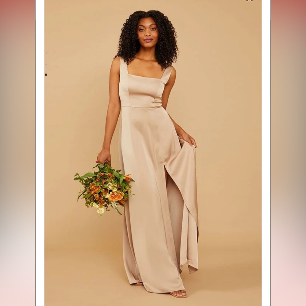 Vow’d Weddings Silky Satin Poplar Dress